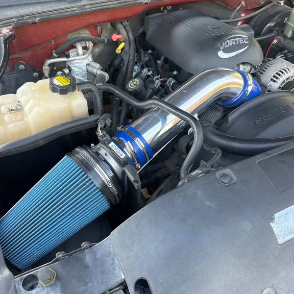 Cold Air Intake Kit For 1999-2006 Sierra, Silverado, Yukon, Tahoe, Suburban, Avalanche, Escalade 4.8/5.3/6.0L Vortec V8