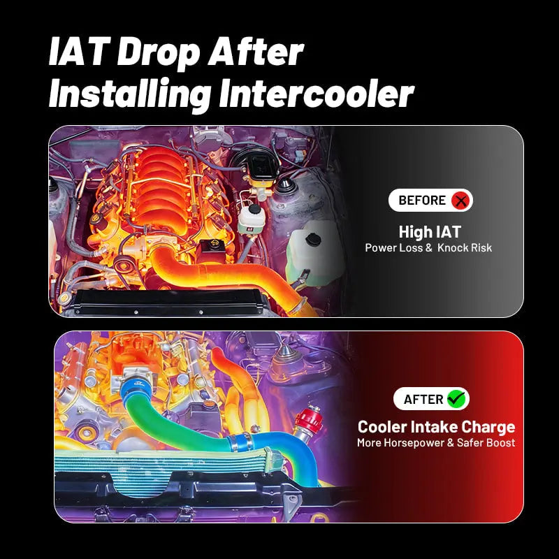 Flashak Intercooler Piping Pipe Tube BOV Kit for 82-92 Chevrolet Camaro LS1 Engine Swap Flashark