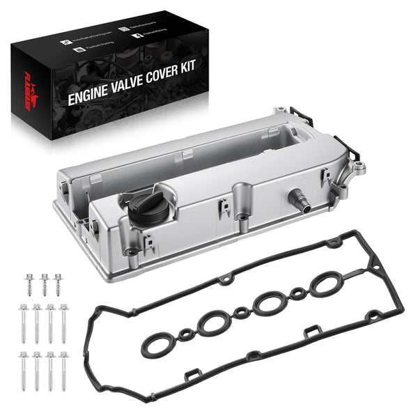 Flashark Aluminum Valve Cover Kit with Gasket & Bolts for 2011–2016 Chevy Cruze 1.8L Flashark