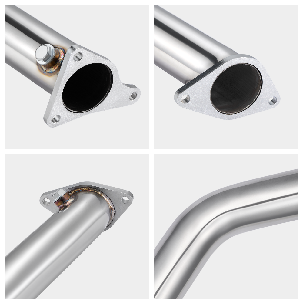 Flashark High-Flow Racing Downpipe for 2017+ INFINITI Q60 / 2016+ INFINITI Q50 VR30 3.0L Twin Turbo Flashark