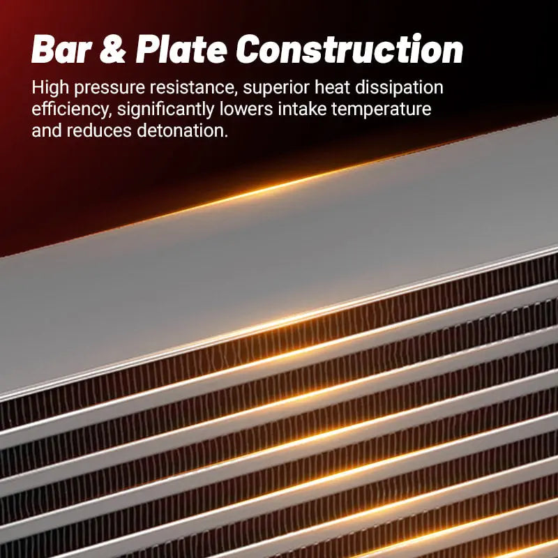 Flashark Intercooler + Piping Kit for 2010–2015 Chevrolet Camaro LS3 V8 (Single Turbo NA-T Swap) Flashark