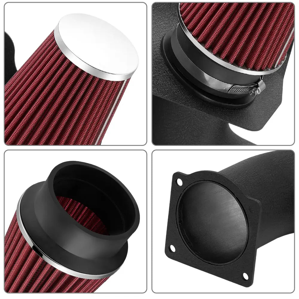 For 1994-1995 Ford Mustang GT / GTS with 5.0L V8 Cold Air Intake Kit Flashark