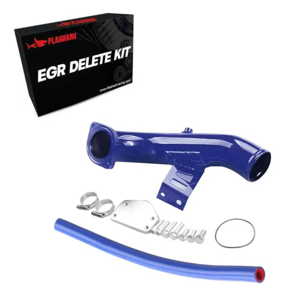 For 2004-2005 6.6L Chevy GMC Silverado LLY Duramax Diesel EGR Delete Kit (Upgraded) Clearance