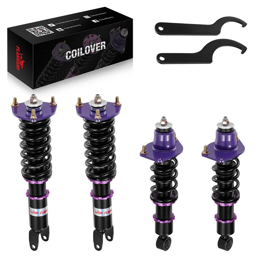 For 2004-2011 Mazda RX-8 Coilover Shock Absorbers Struts 4PCS Flashark