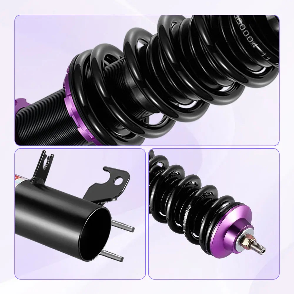 For 2009-2014 Honda Fit 2009-2024 Honda City Coilover Shock Absorbers Struts 4PCS Flashark