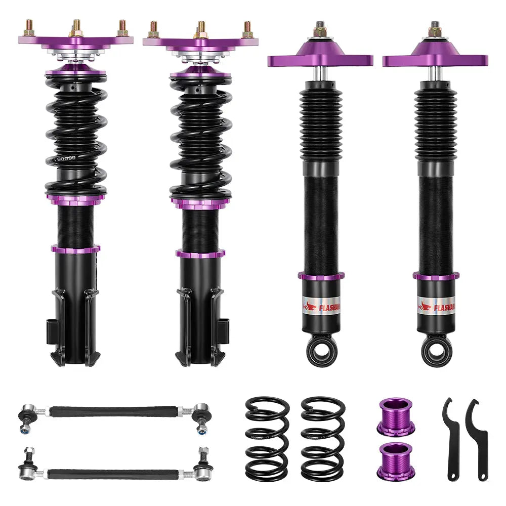 For 2011-2015 Hyundai Hyundai Genesis Coupe 2-Door Coilover Shock Absorbers Struts 4PCS Flashark