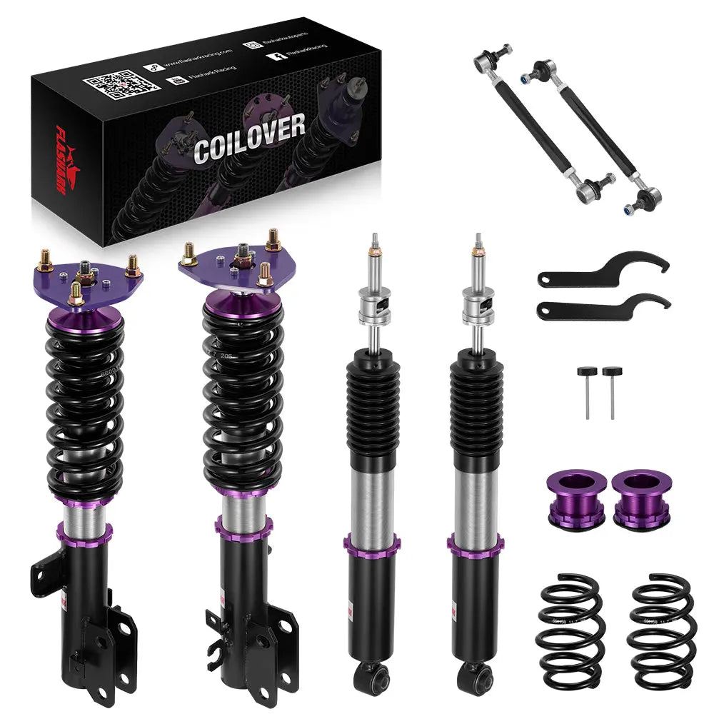 For 2014-2018 Mazda3 (BM/BN) 32-Way Damping Coilover Shock Absorbers Struts | Flashark Flashark