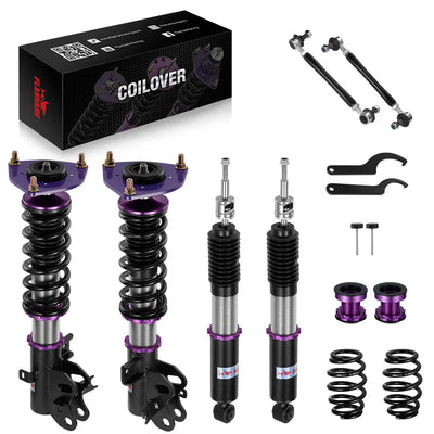 For 2016-2022 Acura ILX (DE2) 32-Way Damping Coilover Shock Absorbers Struts | Flashark