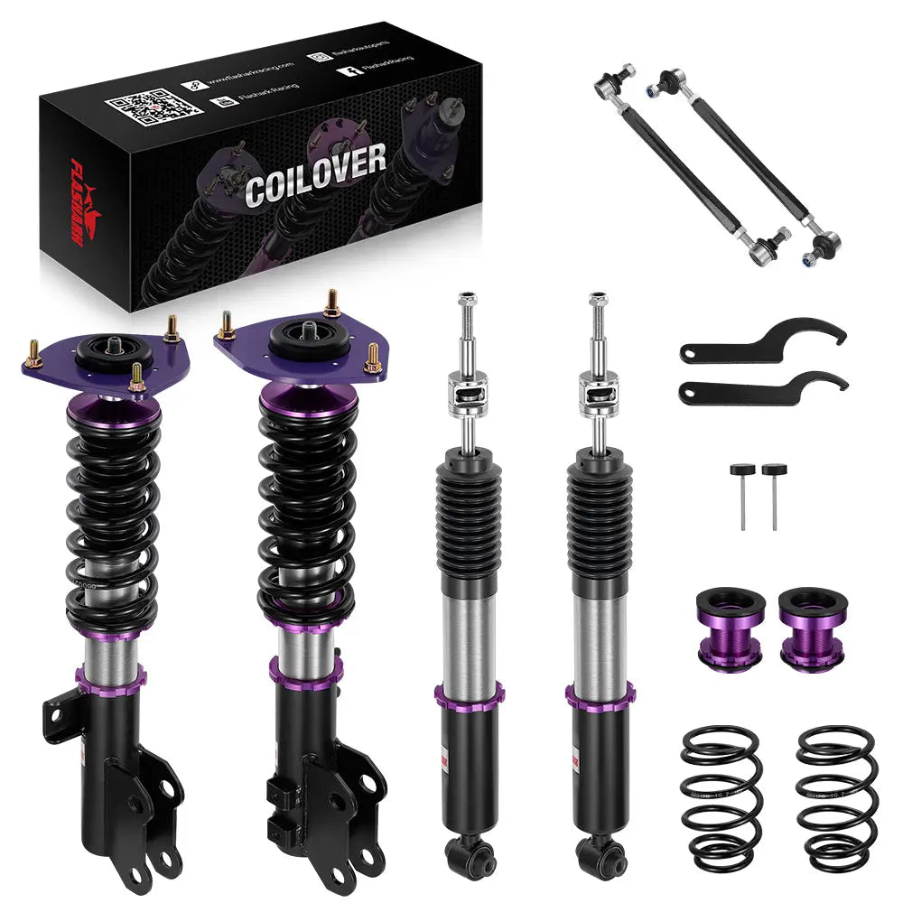 For 2017-2020 Hyundai Elantra Sedan (AD) 32-Way Damping Coilover Shock Absorbers Struts | Flashark Flashark