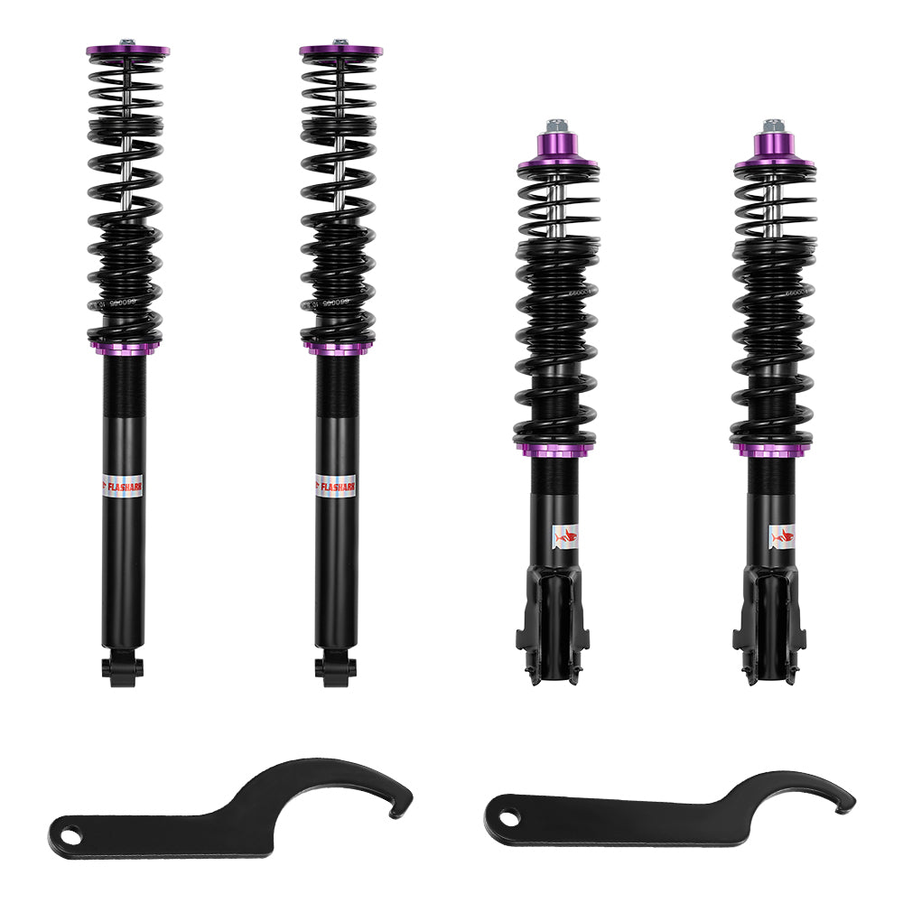 For 1983-2000 VW MK2 MK3 GOLF & JETTA Coilover Shock Absorbers Struts 4PCS