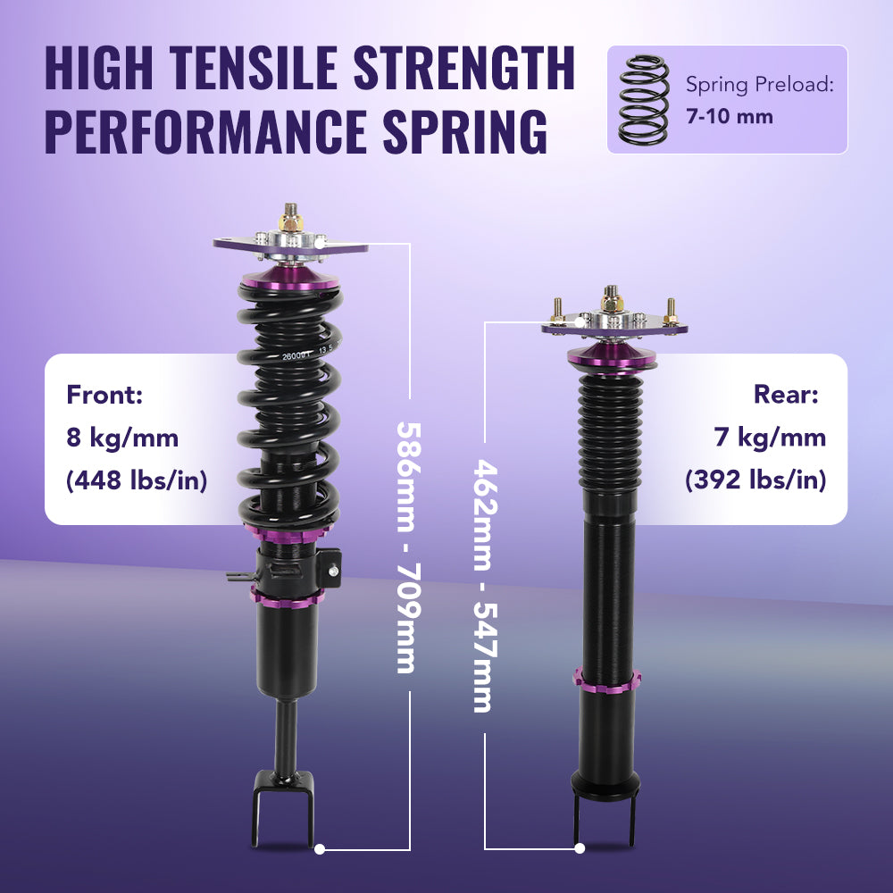 2003-2008 Nissan 350Z Infiniti G35 Coilover 4PCS