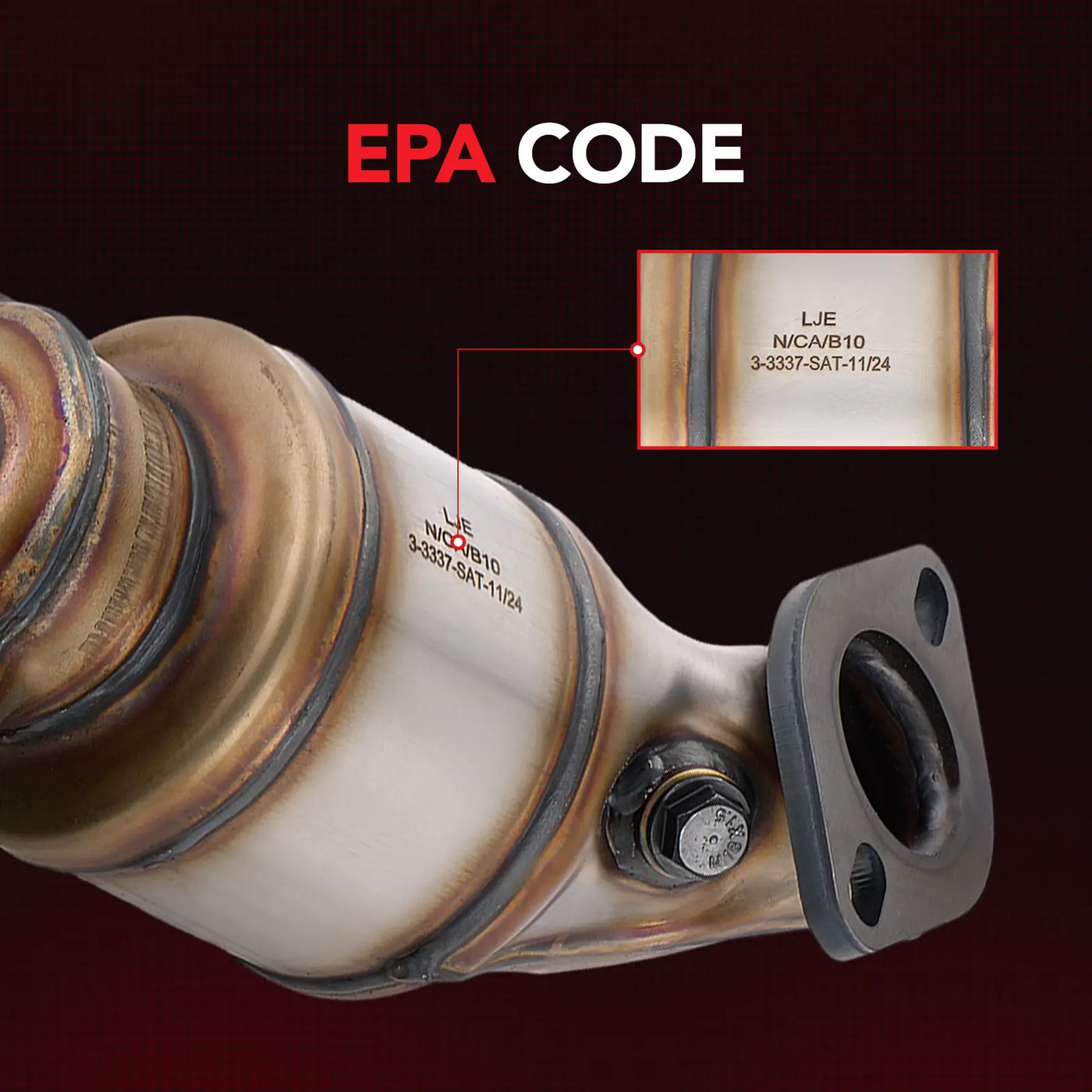 Front Exhaust Manifold Catalytic Converter Kit For 2017-2018 Hyundai Santa Fe Sport L4 2.4L Flashark