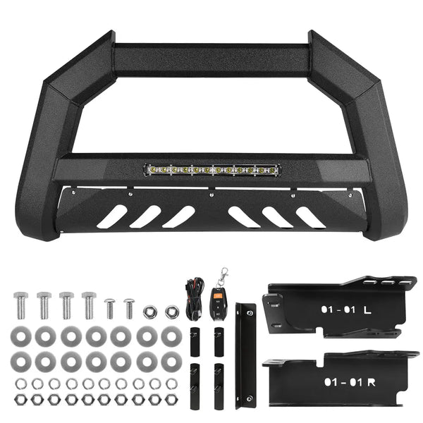 Black Bull Bar LED for 2007-2018 Chevy/GMC 1500 Truck & SUV Flashark