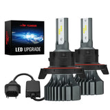 H13/9008 LED Headlight Bulbs 120W 6000K ‎‎14000LM White Dual-function 2Pcs for Chevrolet/Ford/GMC//BMV/Dodge/Honda/Nissan/Jeep