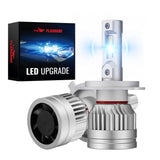 Bombillas LED para faros delanteros X3S 9003/H4/HB2 100 W 6500 K 24 000 LM IP67 blancas 2 unidades