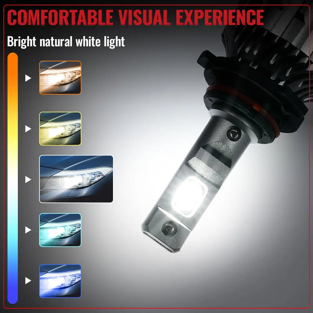 SEALIGHT® S7 H11/H9/H8 100W 6500K White IP68 LED Headlight Bulbs 2Pcs