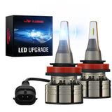 H11 H8 H9 LED Headlight Bulbs 60W 6500K ‎‎‎16000LM White 2Pcs for Chevrolet/Ford/Toyota/Dodge/GMC/Honda/Nissan/Lexus/Jeep/Mazda