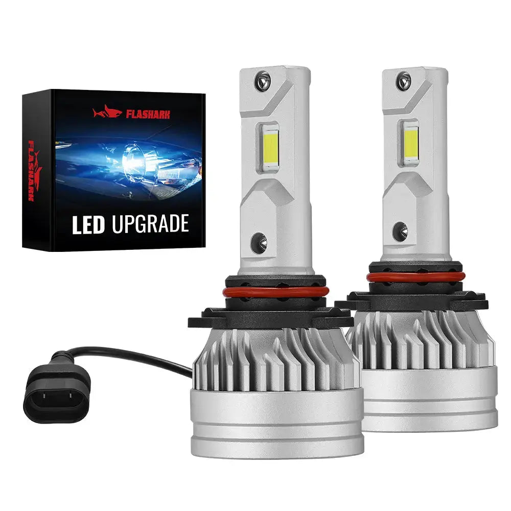 Bombillas LED para faros delanteros 9005/HB3, 100 W, 6500 K, 22 000 LM, color blanco, doble función, 2 unidades para Chevrolet, Ford, GMC, BMV, Dodge, Honda, Nissan y Jeep