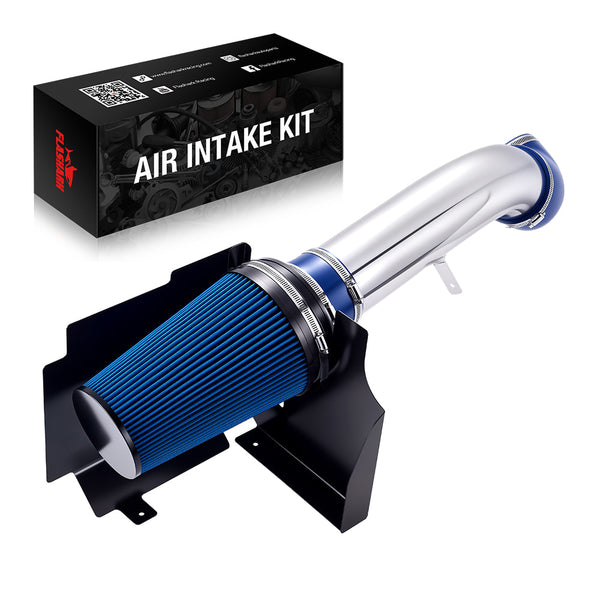 Cold Air Intake Kit For 1999-2006 Sierra, Silverado, Yukon, Tahoe, Suburban, Avalanche, Escalade 4.8/5.3/6.0L Vortec V8