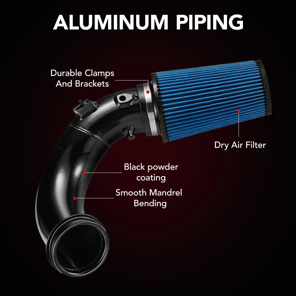 Cold Air Intake Kit For 2007.5-2012 Dodge 6.7 Cummins Diesel Ram 2500 3500 4500 5500