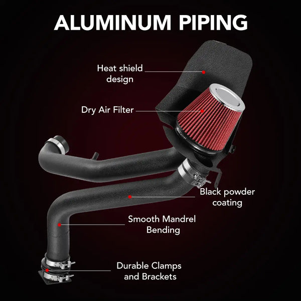 Flashark Cold Air Intake Kit for 1997-2006 Jeep Wrangler TJ 2.5L 2.4L