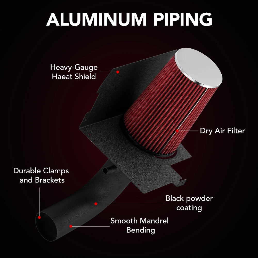 2007-2011 Jeep Wrangler High-flow Cold Air Intake Kit