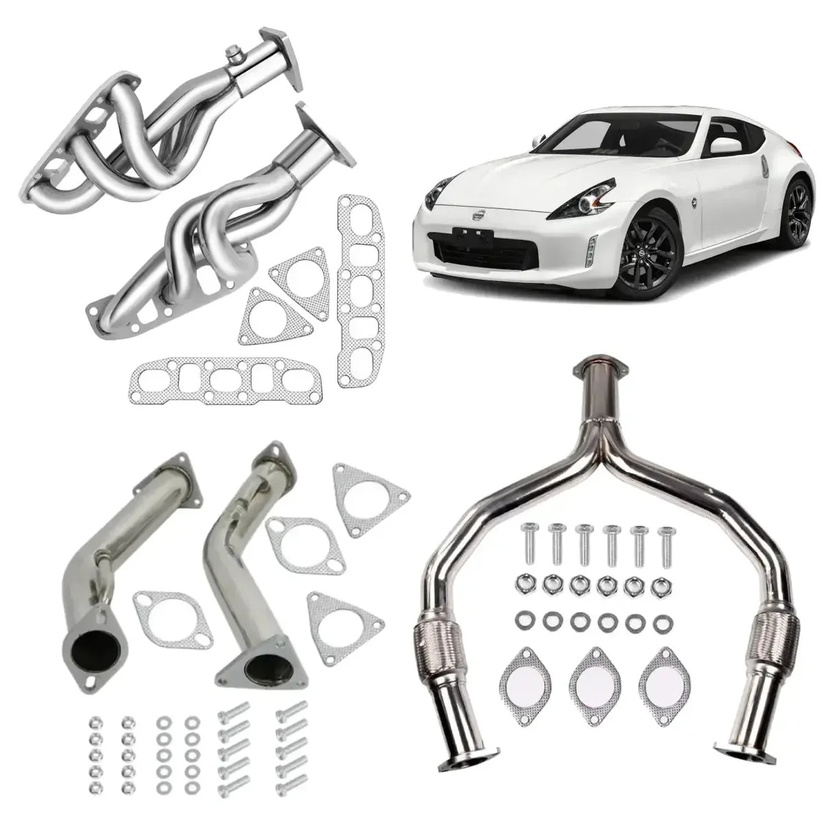 Downpipe Exhaust/Test Pipes for 2008-2018 Nissan 370z Infiniti G37 Z34