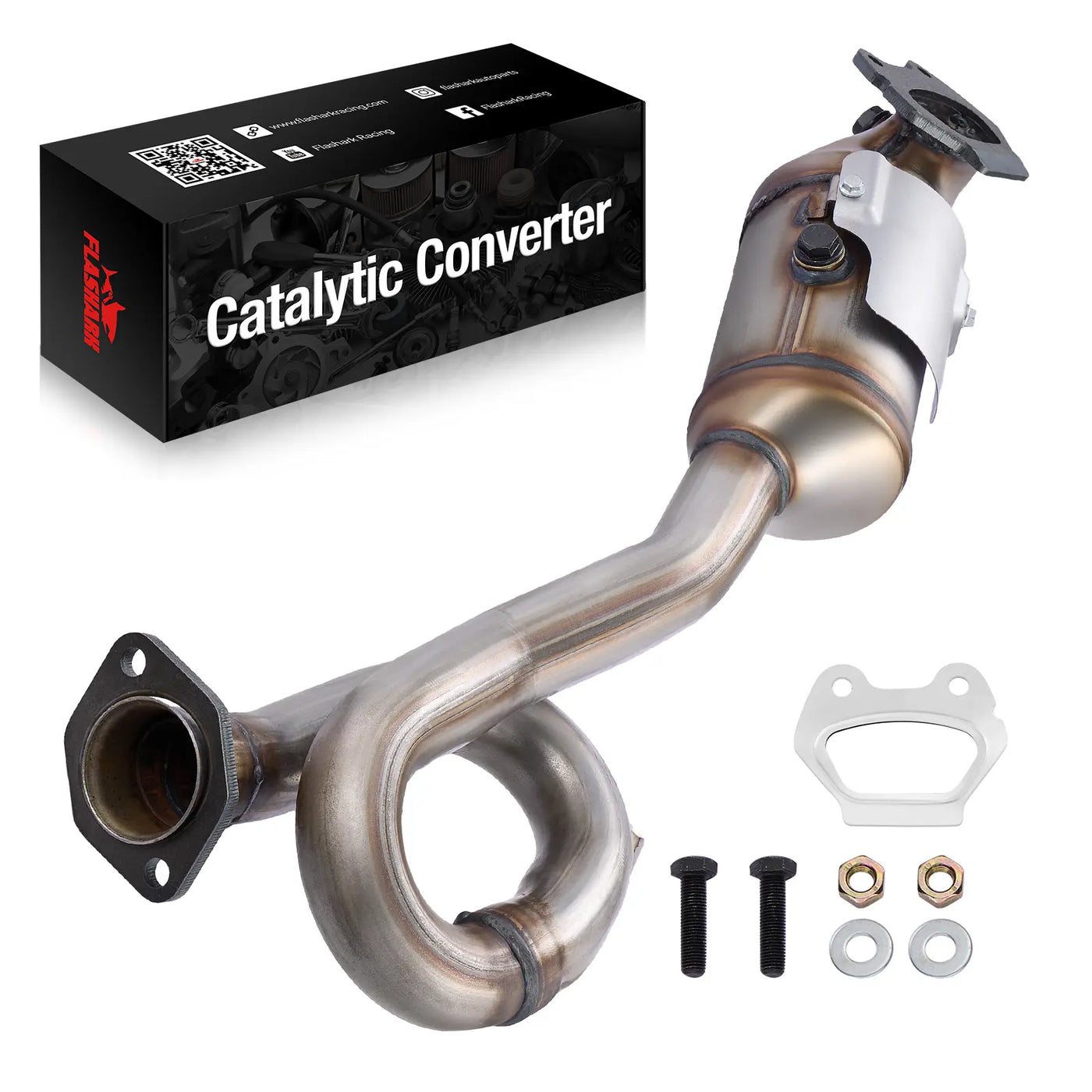 Left Catalytic Converter For 2012 - 2018 Jeep Wrangler JK/JL V6 3.6L Flashark