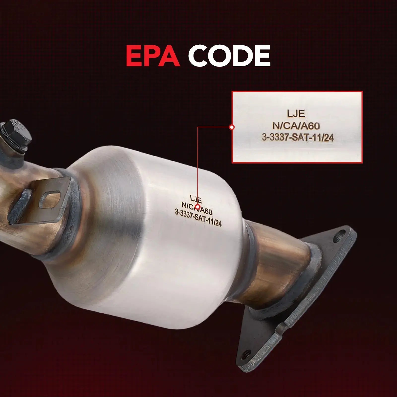 2-PC Catalytic Converter Kit For 2007-2020 Infiniti G37, Q50, G35, FX35, M35, M37  & Nissan 350Z, 370Z Flashark
