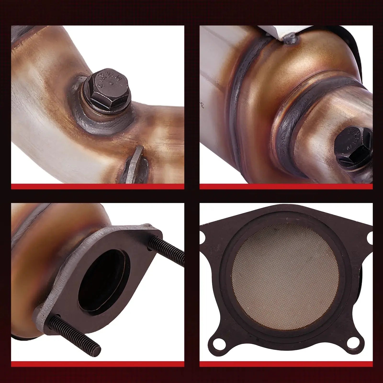 2-PC Catalytic Converter Kit For 2007-2020 Infiniti G37, Q50, G35, FX35, M35, M37  & Nissan 350Z, 370Z Flashark