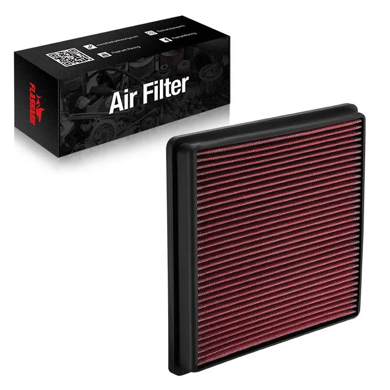 Air Filter for 2007-2021 Ford/Lincoln Reusable & Washable Replacement High Flow Flashark