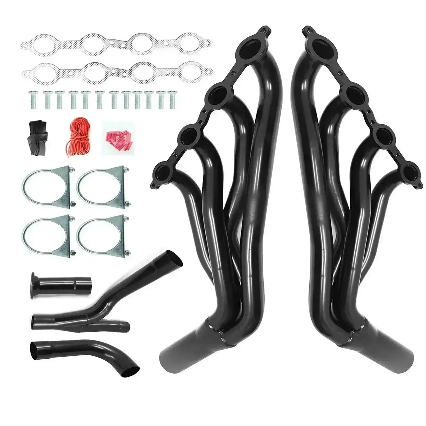 Exhaust Header for 1999-2006 Chevy/GMC GMT800 Silverado/Sierra/Avalanche 1500 Y-Pipe 2WD 4.8L 5.3L 6.0L Flashark