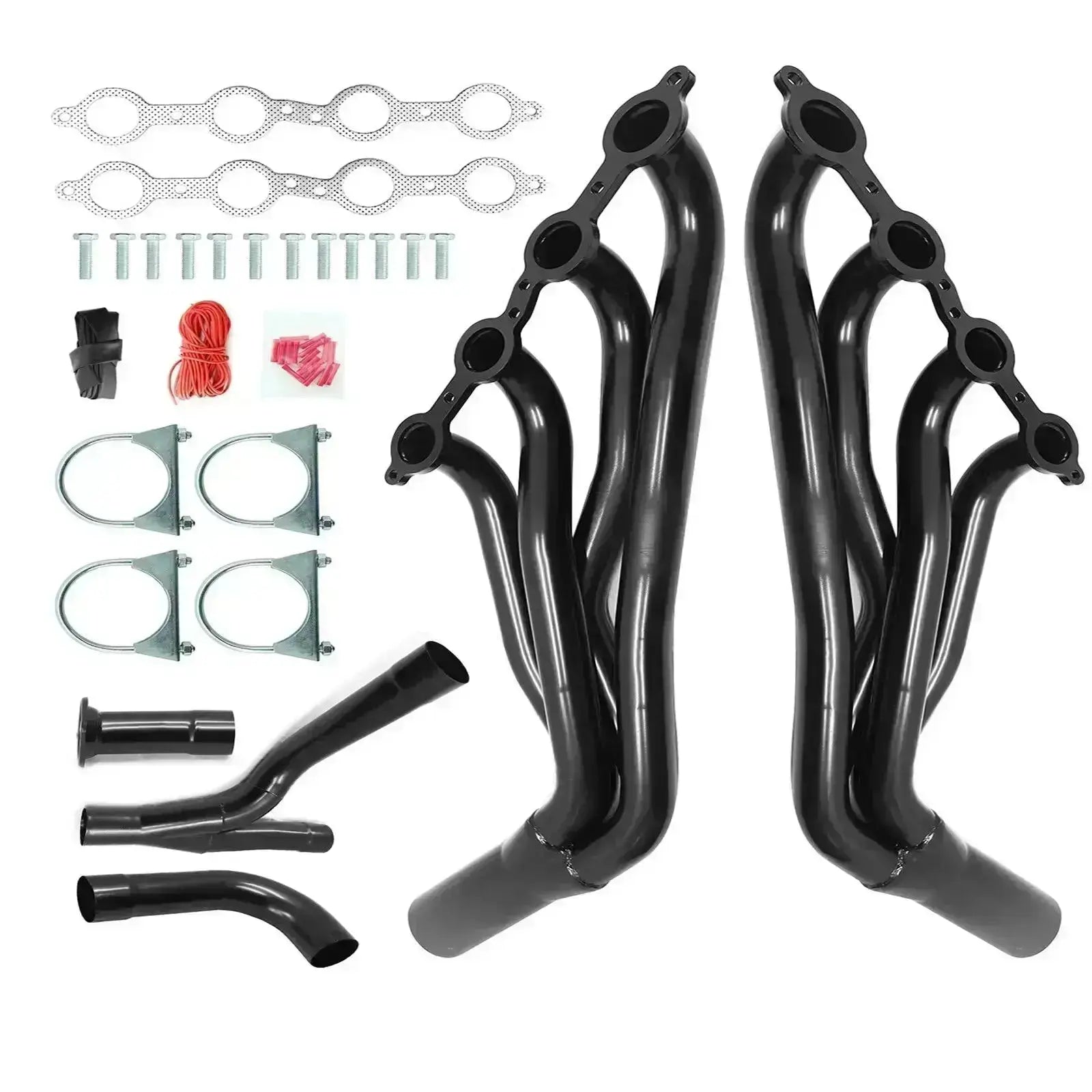 Exhaust Header for 1999-2006 Chevy/GMC GMT800 Silverado/Sierra/Avalanche 1500 Y-Pipe 2WD 4.8L 5.3L 6.0L Flashark