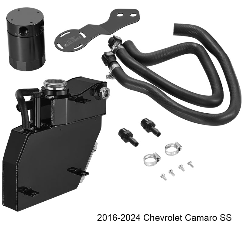 For 2016-2024 Chevrolet Camaro SS for Baffled Oil Catch Can PCV Side