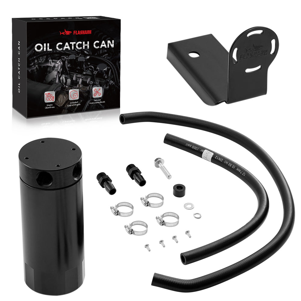 Oil Catch Can for 2009-2018 Dodge Ram 1500/2500 Hemi 5.7L - Flashark