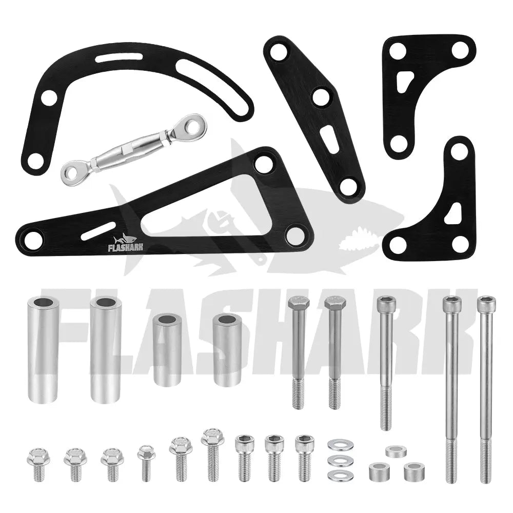 BBC Turnbuckle Alternator/Power Steering Pump Accessory Drive Bracket Kit Flashark