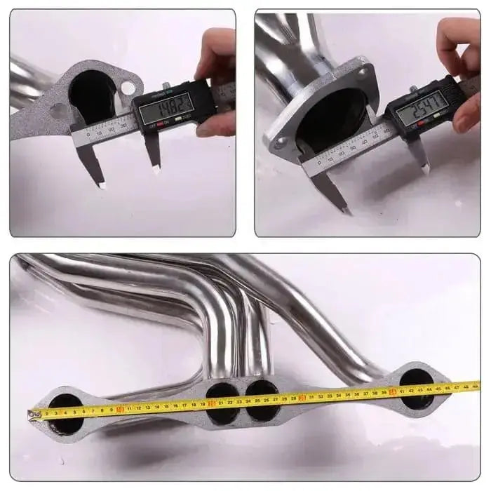 Exhaust Header for 1955-1957 Chevy Bel Air, 1955-1978 & 1980-1982 Chevy Corvette 5.7L Small Block Chevy Chassis Headers Flashark