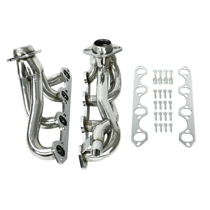 Short Tube Header for 1987-1996 5.8L Ford F150 F250 Bronco V8 Flashark