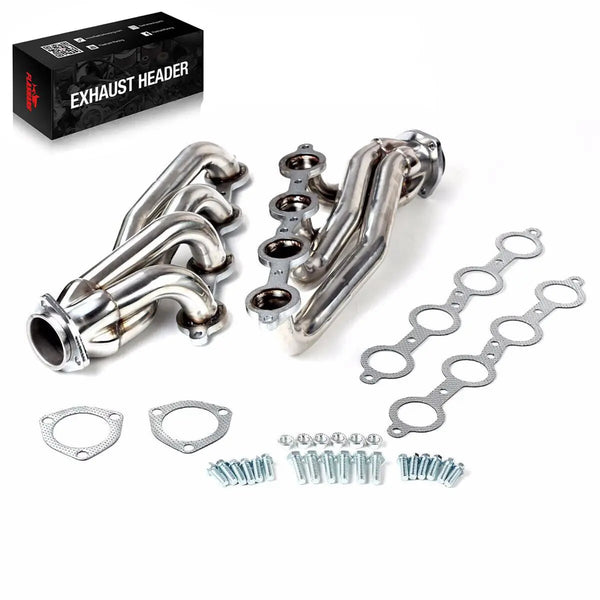 Shorty Exhaust Header for GM LS 1967-1969 Chevy Camaro and 1964-1972 Chevelle Flashark