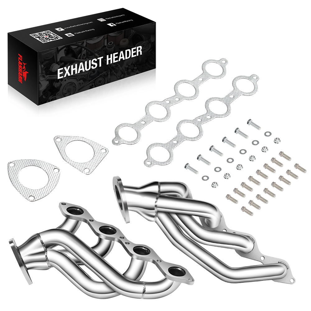 Shorty Header for 1999-2006 GMC Yukon/Sierra Chevy Avalanche/Silverado/Suburban 1500 4.8L/5.3L (Copy) Flashark