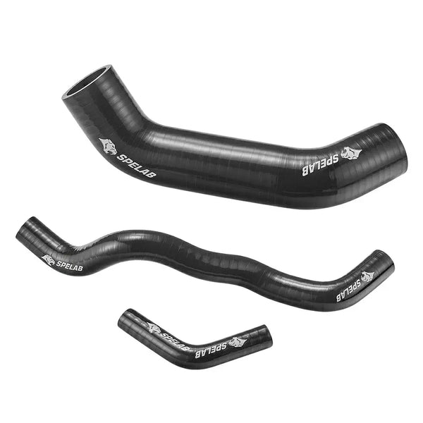 Silicone Coolant Radiator Hose Kit Black for 2001-2007 Subaru Impreza GD GG WRX STi SPELAB