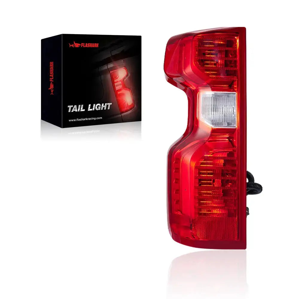 Tail Light Assembly Driver + Passenger (Left + Right) Set for 2019-2022 Chevrolet Chevy Silverado 1500 Flashark