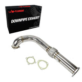Flashark 3-Inch Catless Downpipe for Subaru WRX / STI with GT35 or GT35R Turbo, T3 Housing