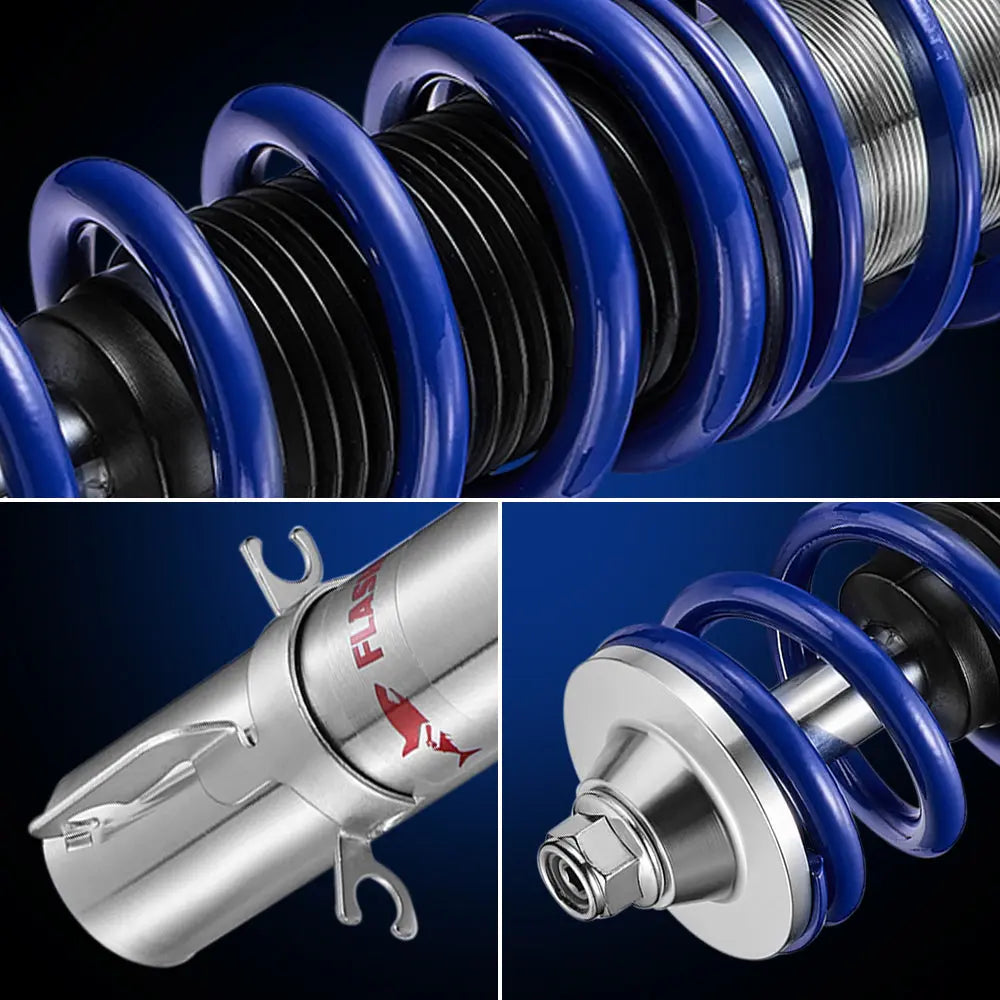 Coilover Shock Absorbers Struts 4PCS for 1997-2006 VW Golf 4/Golf 4 Bora/Variant (1J) Flashark