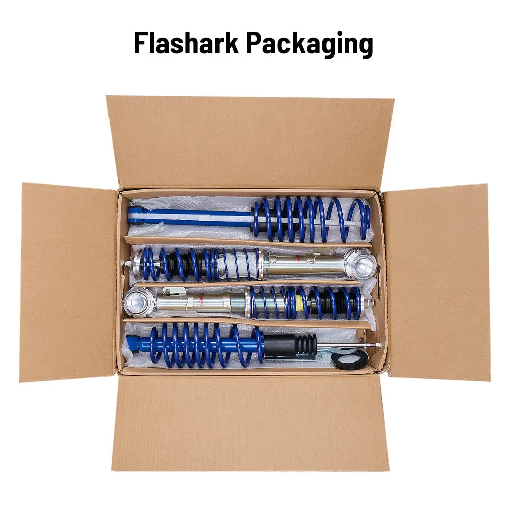 Coilover Shock Absorbers Struts 4PCS for 1997-2006 VW Golf 4/Golf 4 Bora/Variant (1J) Flashark