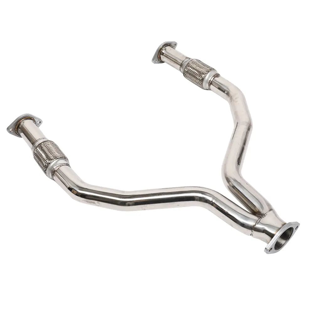Y Pipe Downpipe Exhaust for 2008-2016 Nissan 370Z Z34 / Infiniti G37 V36 VQ37VHR 3.7L Flashark