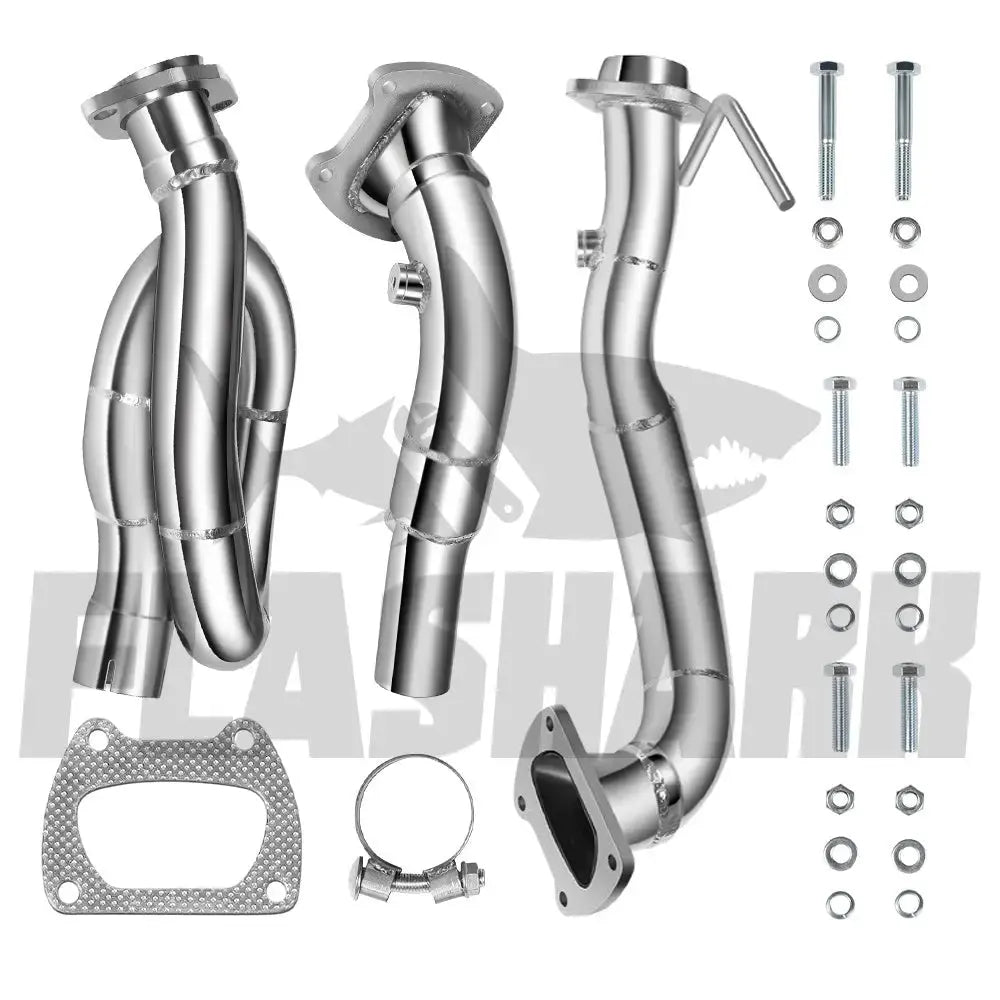 Y-Pipe Downpipe Exhaust for 2012-2018 Jeep Wrangler JK 3.6L Flashark