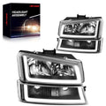 2003-2006 Chevy Silverado / Avalanche Headlight Assembly Flashark