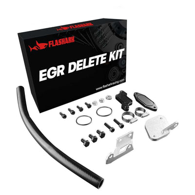 For 2006-2007.4 6.6L Chevrolet Silverado Classic GMC Duramax LBZ Diesel EGR Valve Cooler Delete Kit (Ordinary)