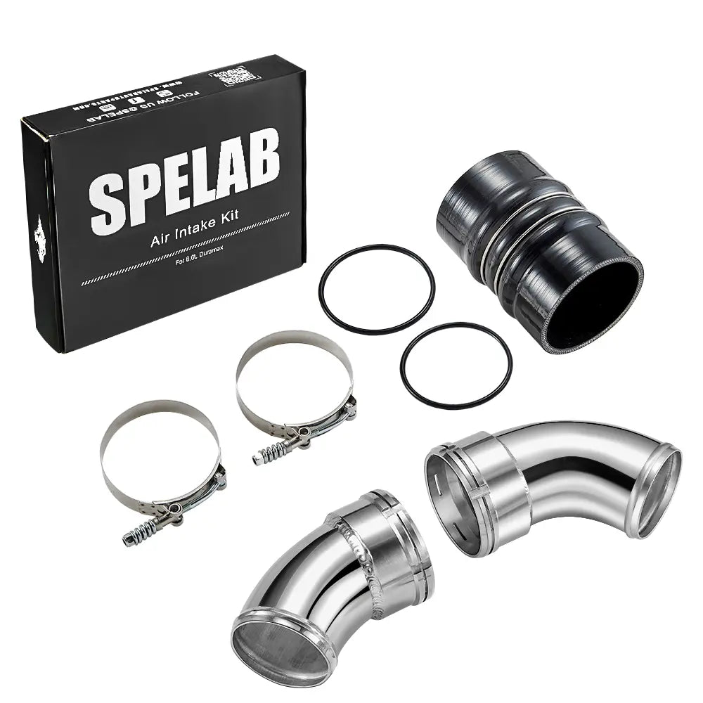 3" Cold Side Intercooler Pipe & Y-Bridge Kit for 2006-2010 6.6 LBZ LMM Duramax Diesel | SPELAB SPELAB